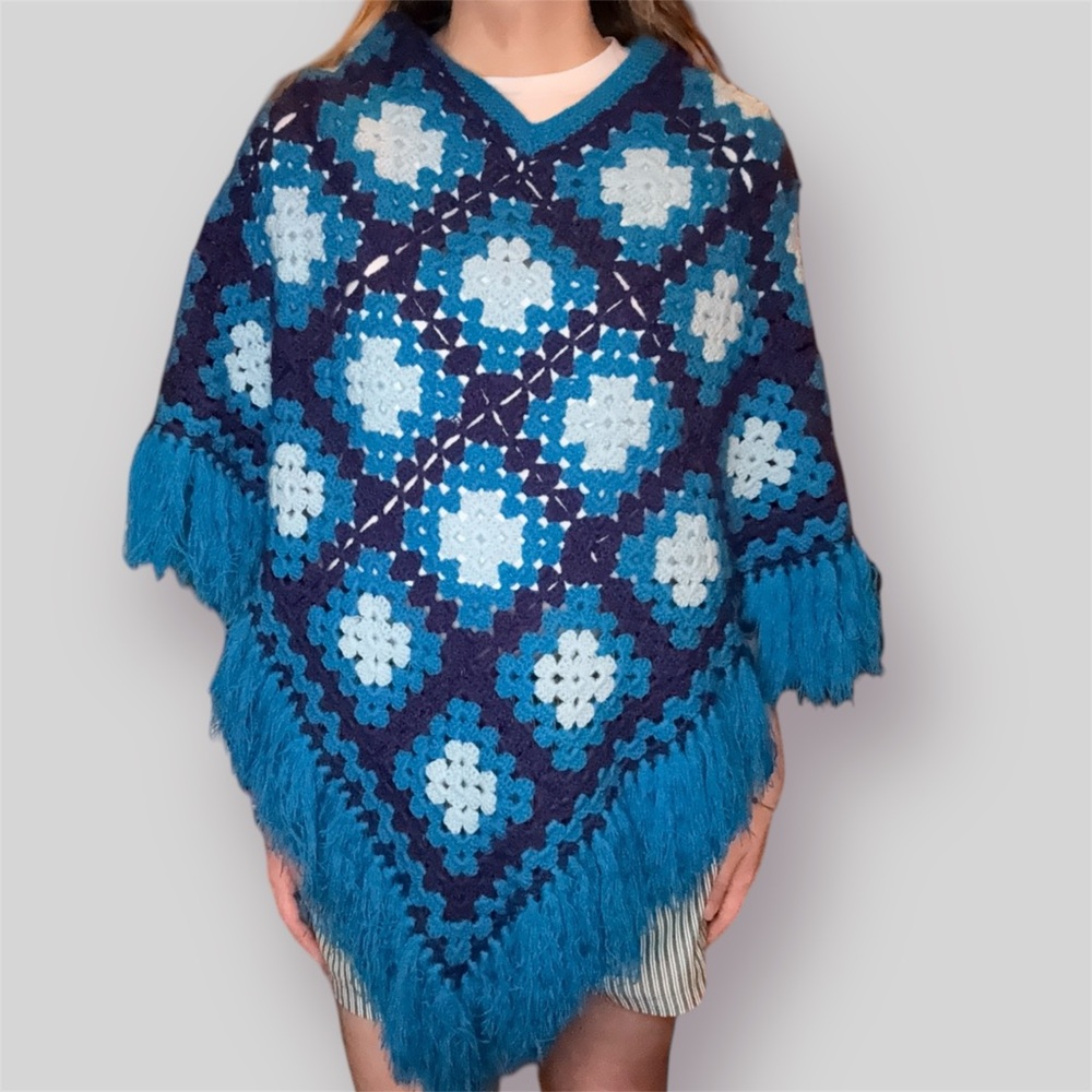 Vintage Crochet Poncho